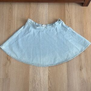 American Apparel Denim Blue Circle Skirt